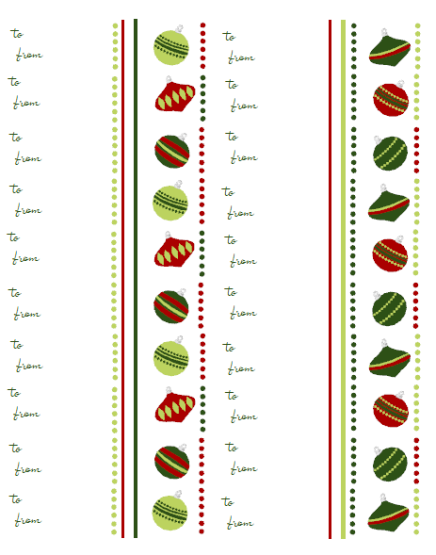 Holiday Labels - Holiday Label Templates Free Printable ...