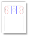 Free Printable Hockey Rink Diagrams