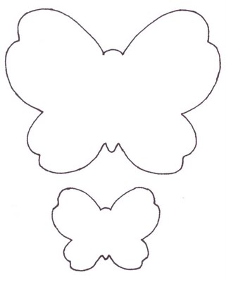 Printable butterfly cut outs - Judy-