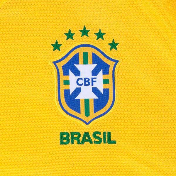 The Brazilian soccer team uses a similar style on their jerseys – via soccerjerseys2usa.com