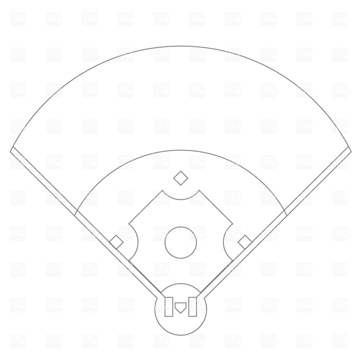 blank-baseball-field-outline-clipart-best