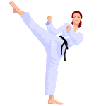 Karate Graphics and Animated Gifs