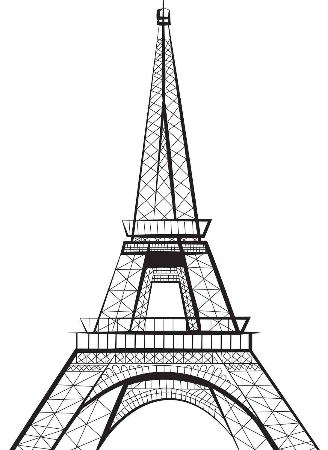 Roqaia Bhammam: Eiffel Tower Drawing, Eiffel Tower Drawing ...