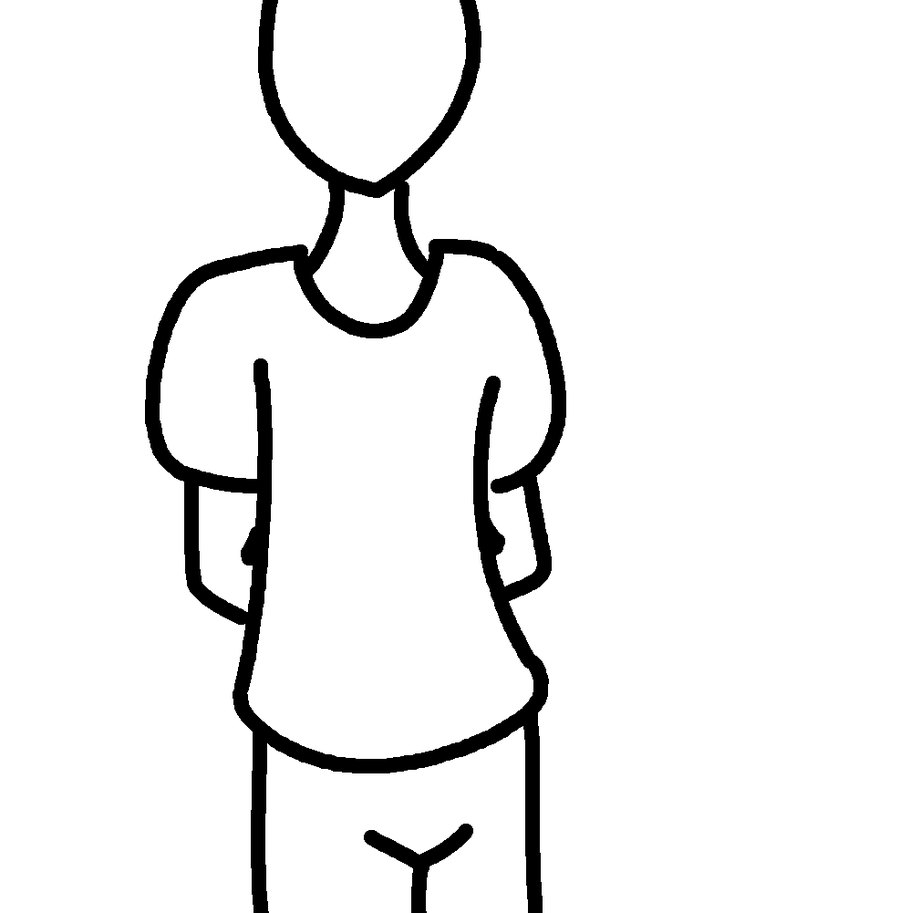 Printable Outline Of Person ClipArt Best