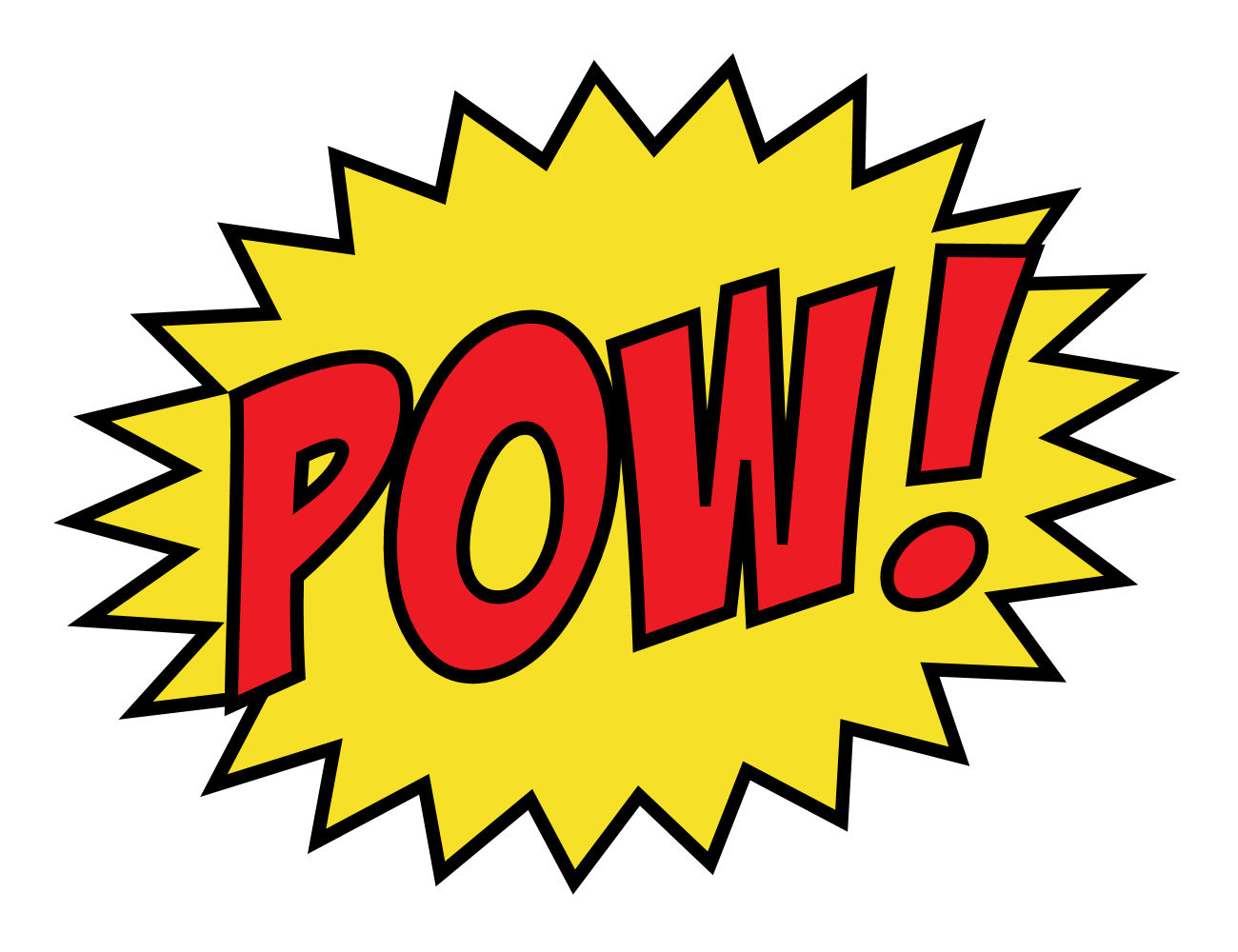Pow Super Hero Sign - ClipArt Best