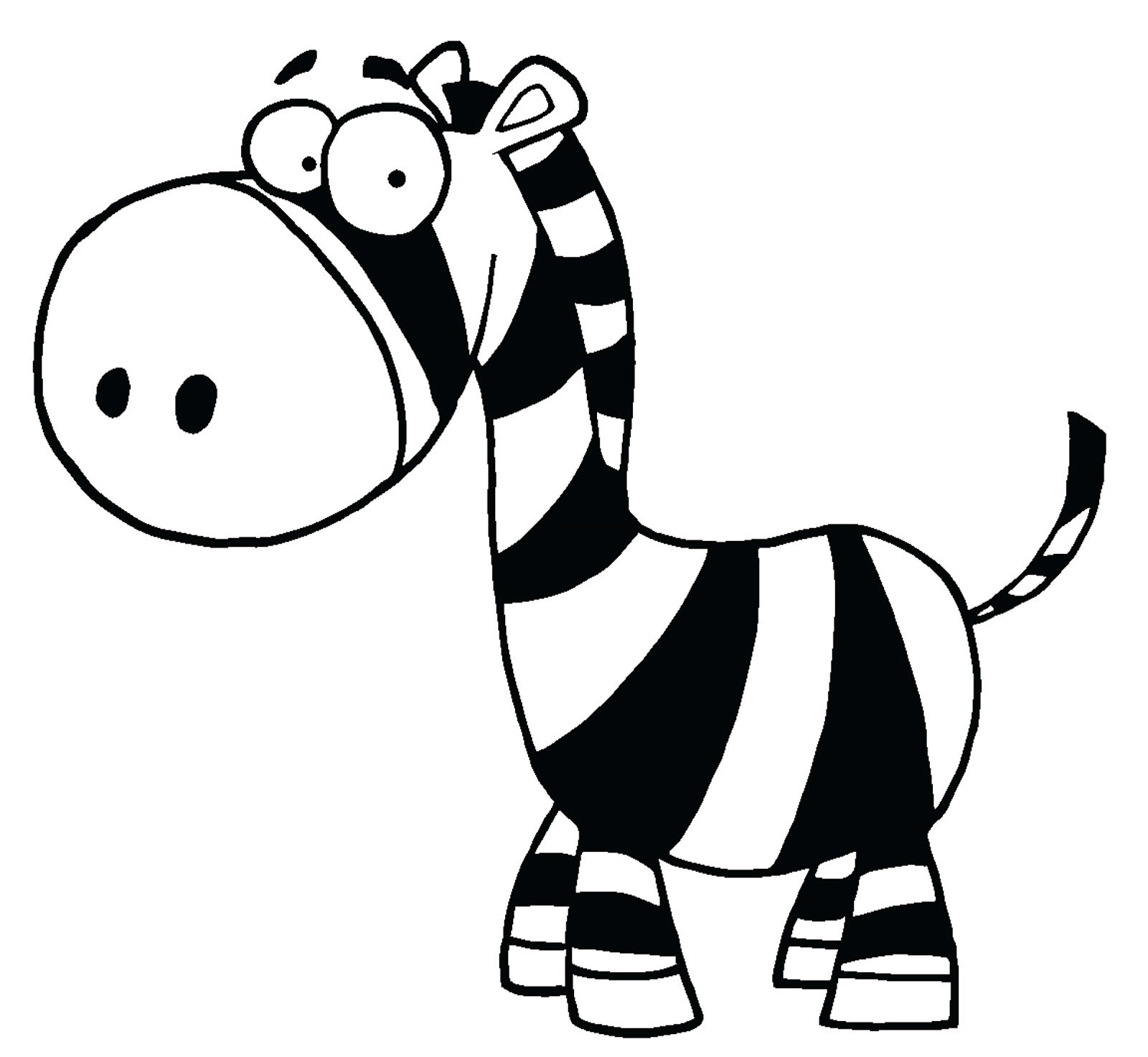 cute zebra clipart free - photo #11