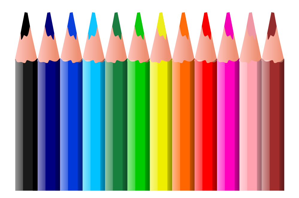 Free Colored Pencils Clip Art