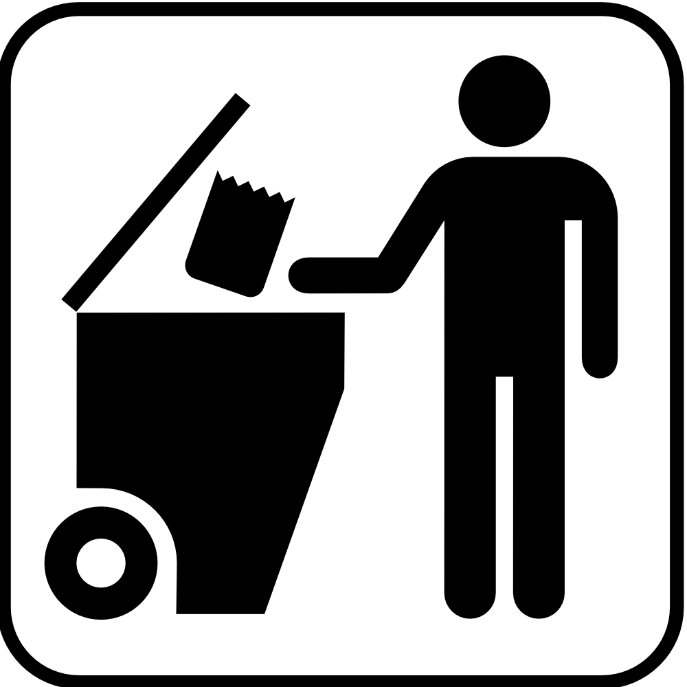OnlineLabels Clip Art - Services Icon Waste