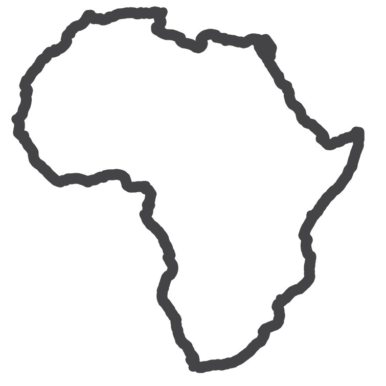 africa continent outline