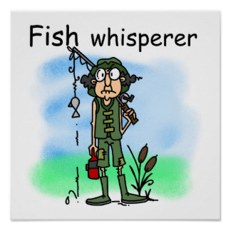 Funny Fishing Cartoon Posters | Zazzle