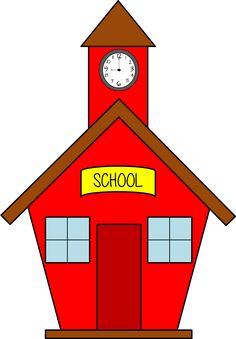 Animated schoolhouse clipart
