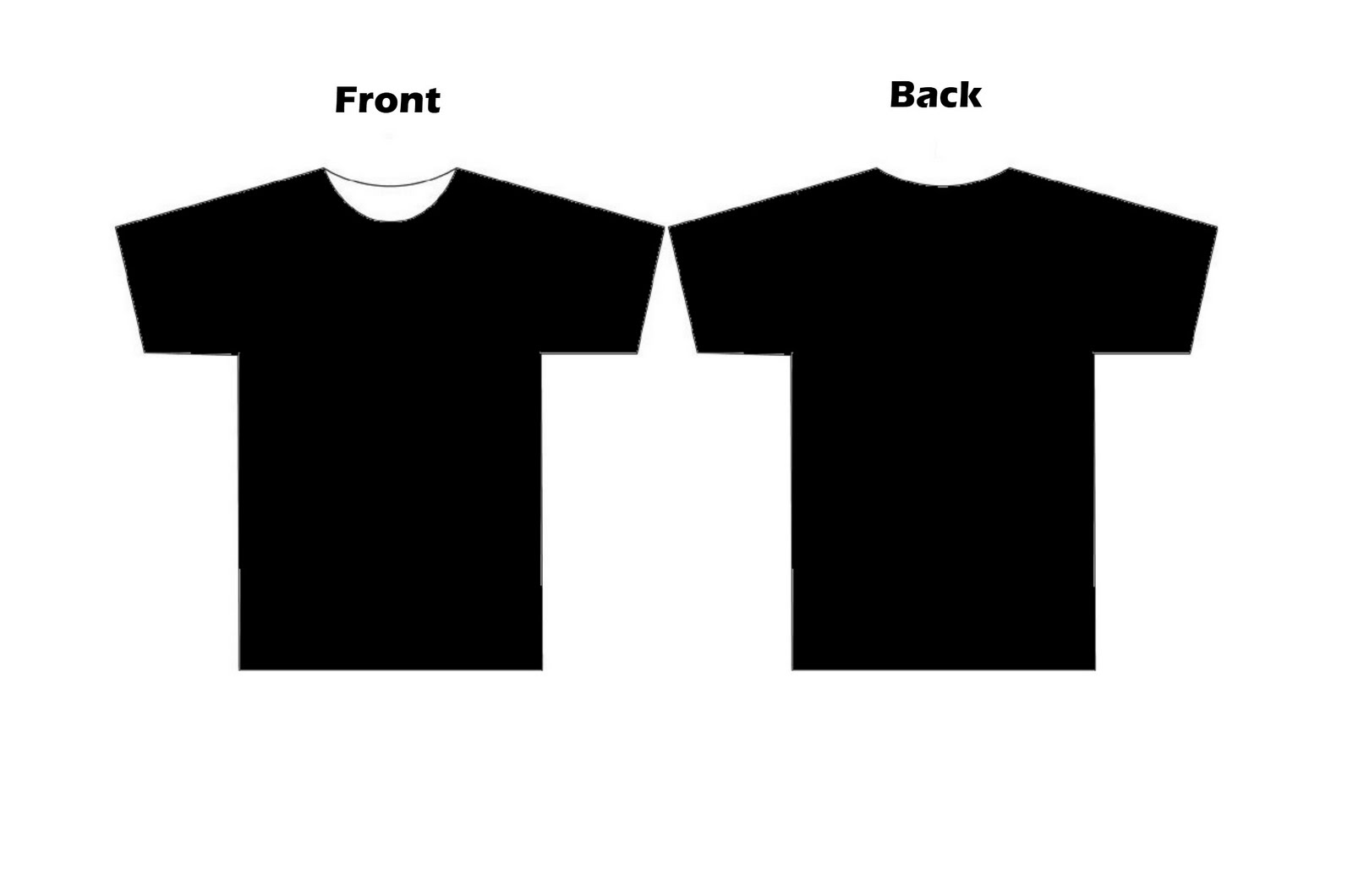 T Shirt Templates - ClipArt Best