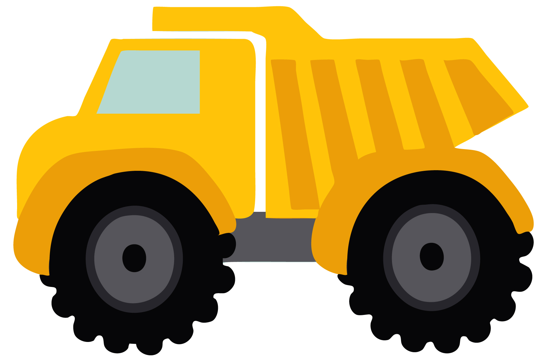 Cartoon Dump Truck Clip Art