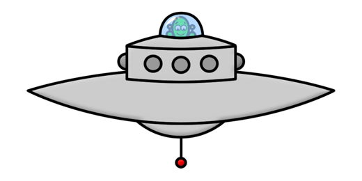 Cartoon Ufo In Space - ClipArt Best