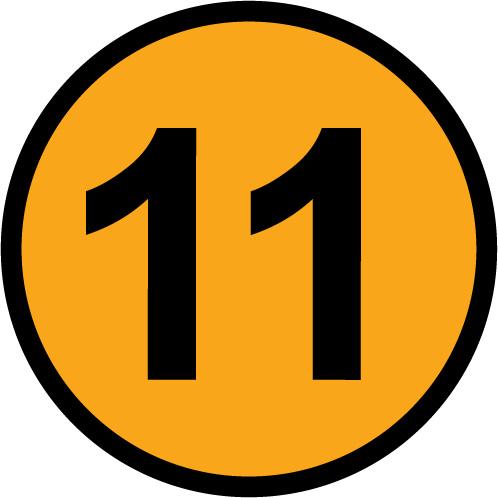 The Number 11 - ClipArt Best