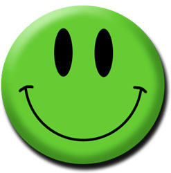 green smiley face | i <3 green | Pinterest