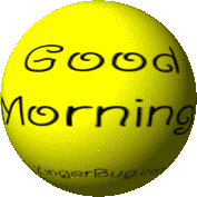 Good Morning Spinning Smiley Face Graphic Glitter Graphic Comment
