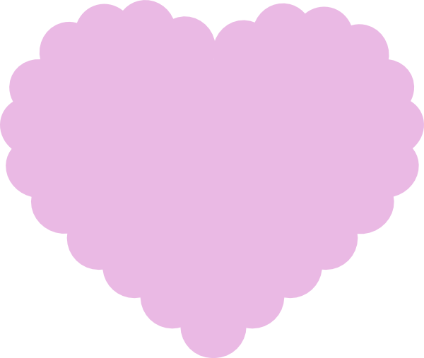 Light Purple Heart clip art - vector clip art online, royalty free ...
