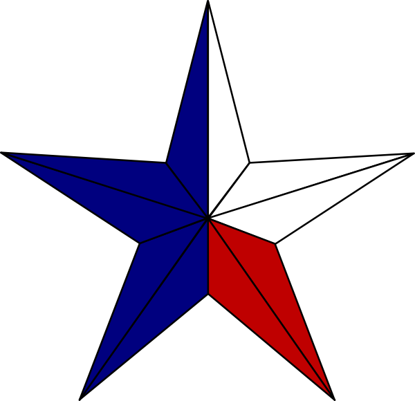 Flag Star Clip Art