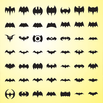 Vector gratis de Logos de Batman