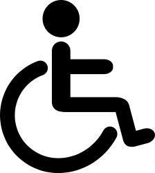 DISABLED WHEELCHAIR SYMBOL | Manual & Electric Wheelchairs