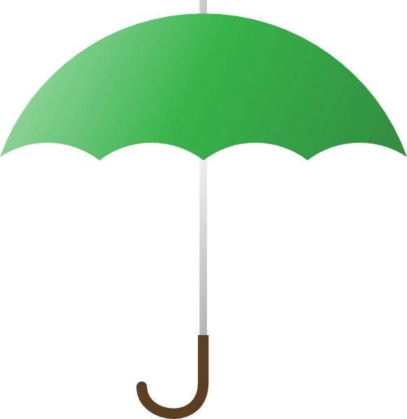 clipart umbrella outline - photo #38