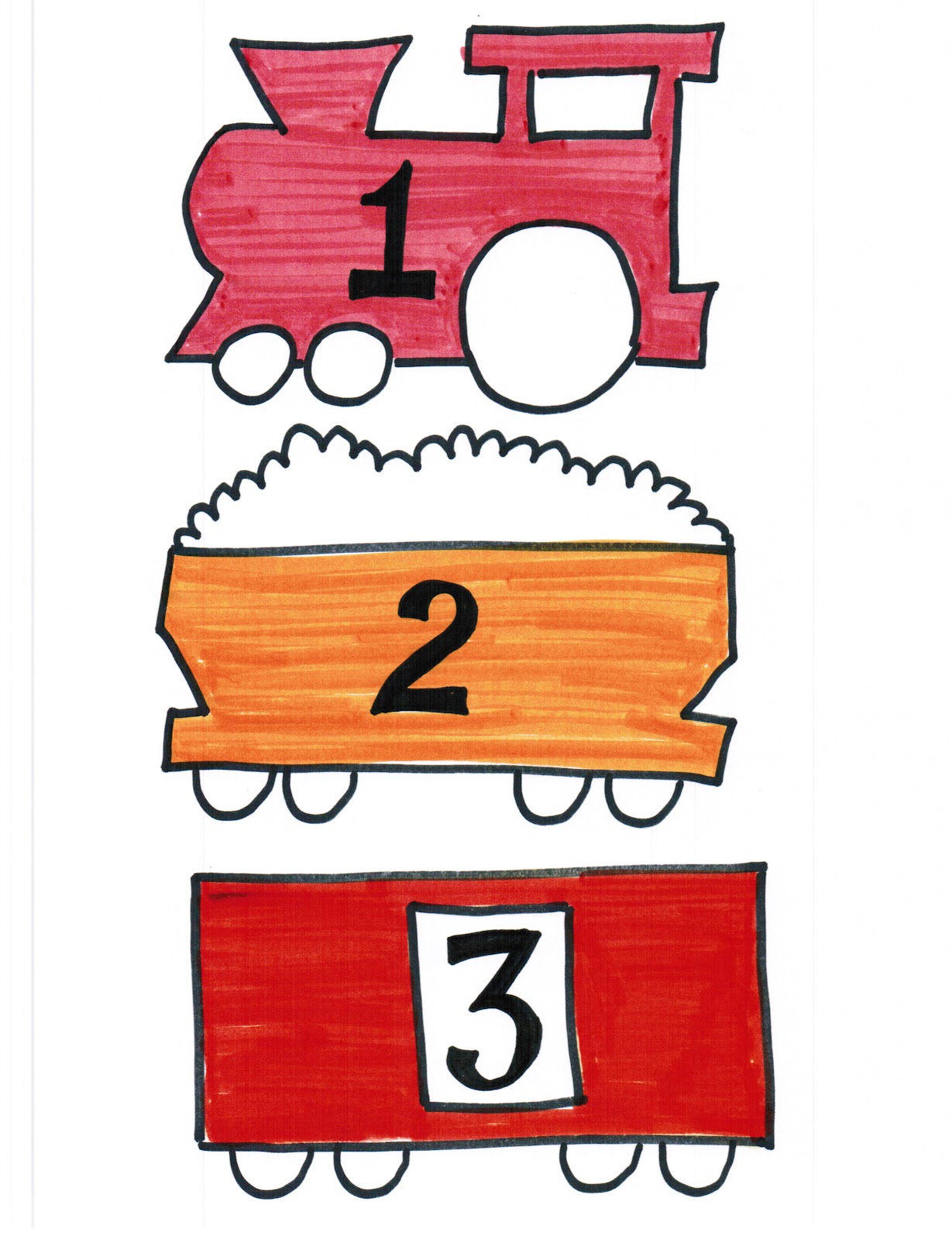 Number Train Template Log In - ClipArt Best - ClipArt Best