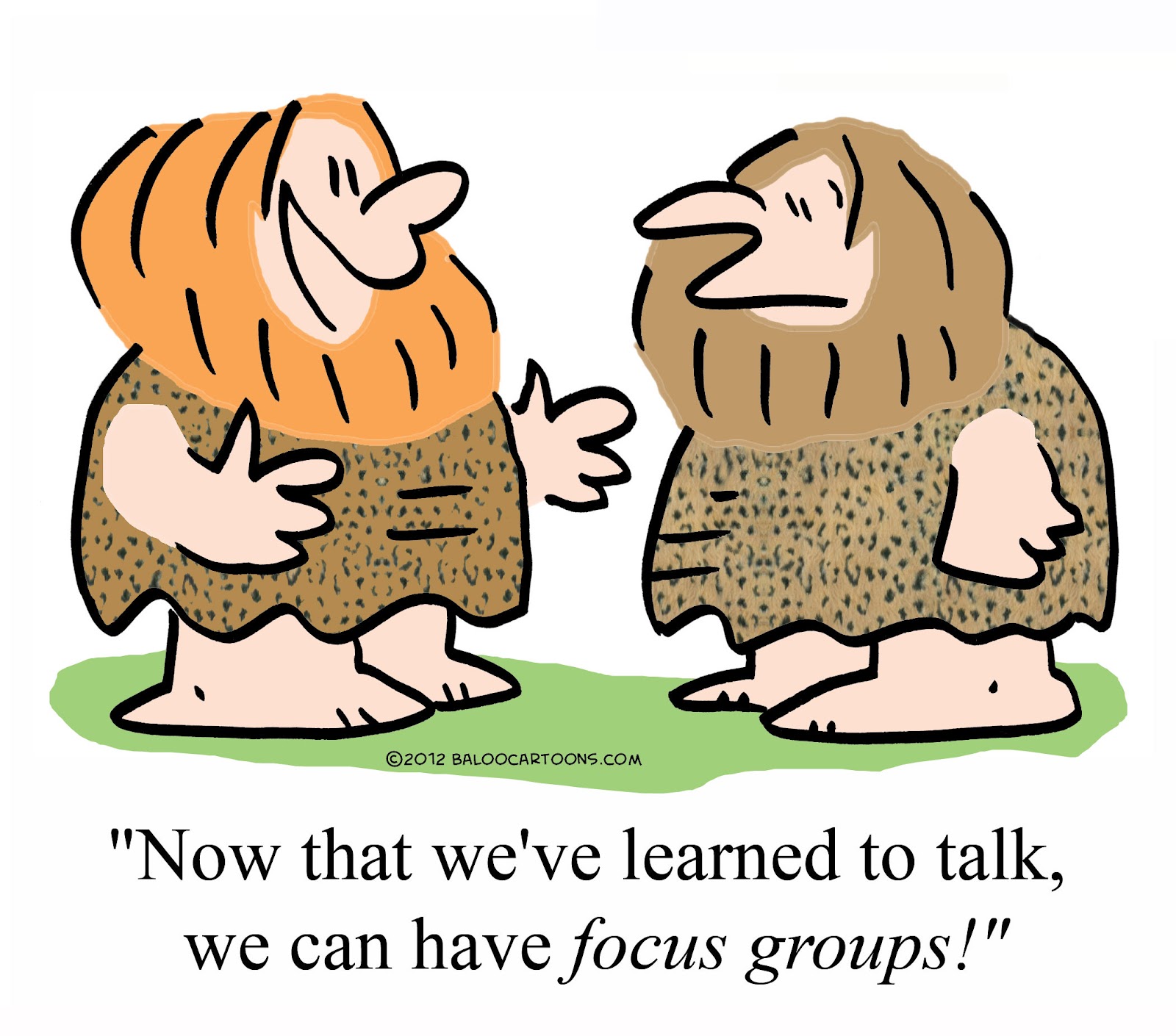 Baloo's non-political cartoon blog: Caveman cartoon