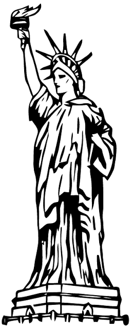 Ephemeraphilia: Free Vector Art: Statue of Liberty