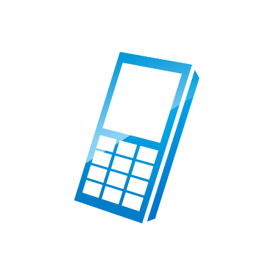 mobile_17, light blue, mobile, cell, phone, icon, 256x256 ...