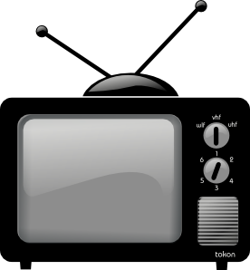 Old Television clip art - vector clip art online, royalty free ...
