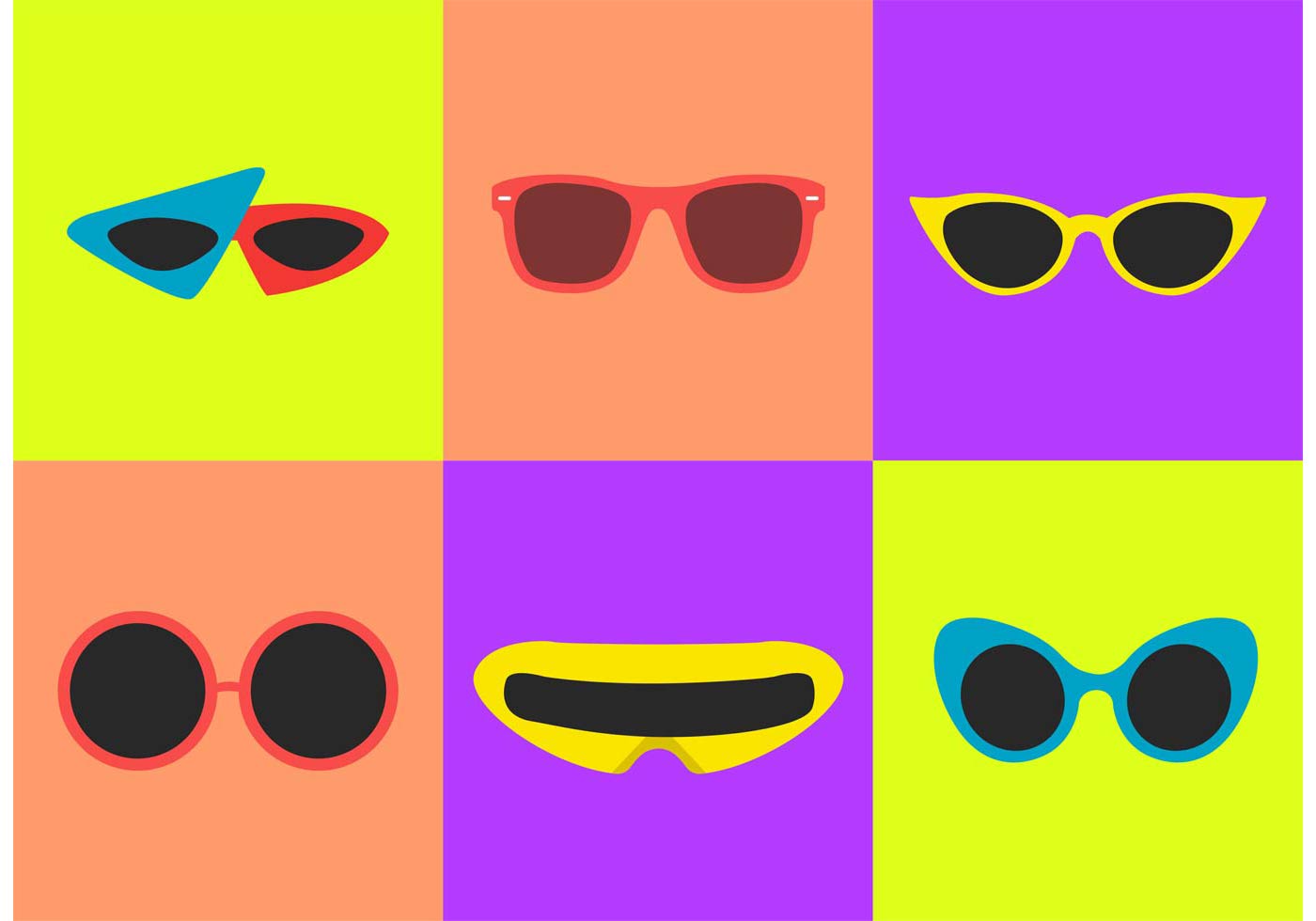 Sunglasses Free Vector Art - (6311 Free Downloads)