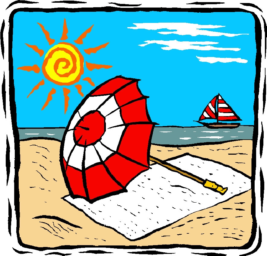 Beach Holidays Clipart