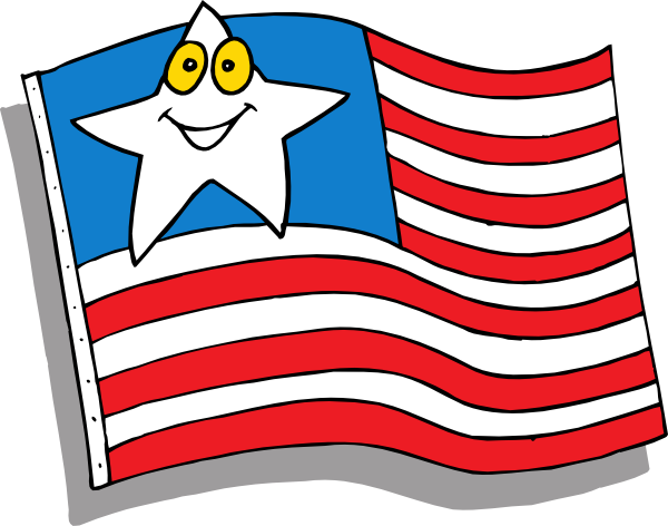 Free to Use & Public Domain American Flag Clip Art