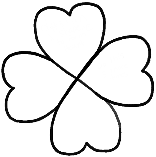 How to Draw a Four Leaf Clover or Shamrocks for Saint Patricks Day ...