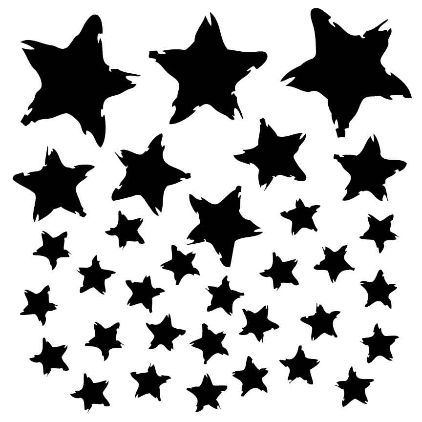 Stars Stencils - ClipArt Best