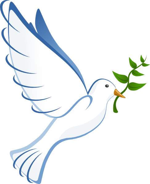 Descending dove clipart christian dove symbol a dove the bird of ...