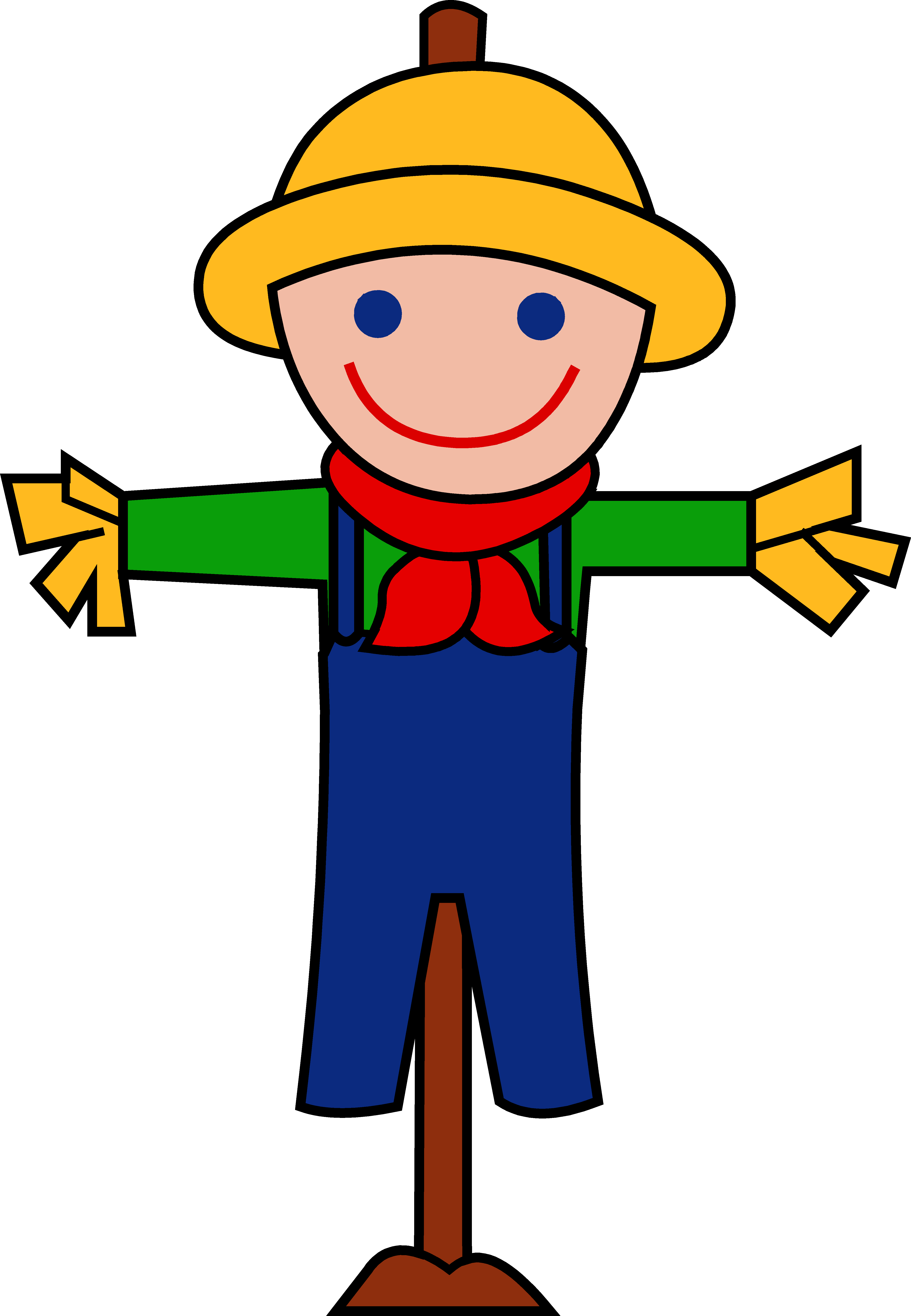 Animated scarecrow clipart