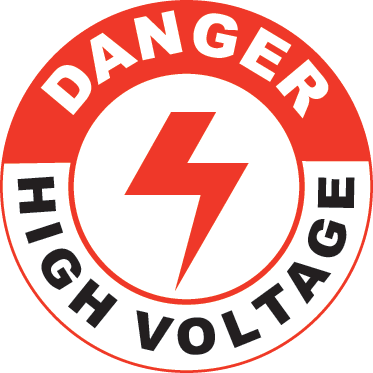 Clipart danger high voltage