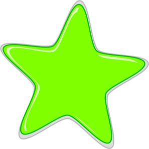 Green star clip art