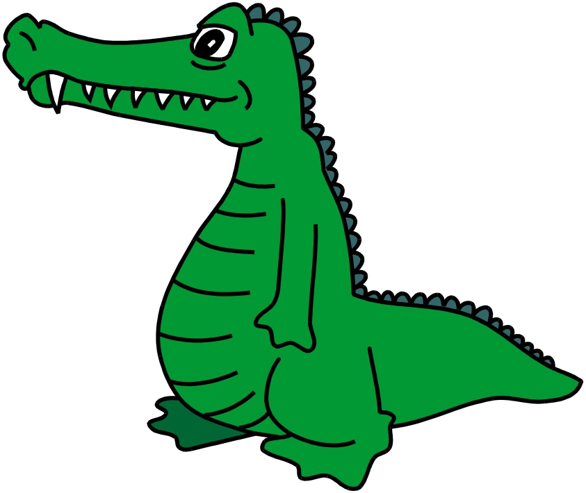 Cartoon Alligator Clipart