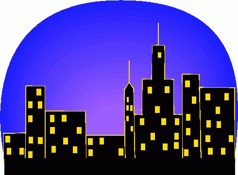 Free clipart city skyline