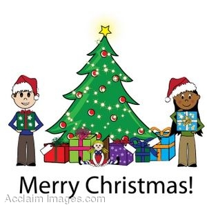Christmas scene clipart images