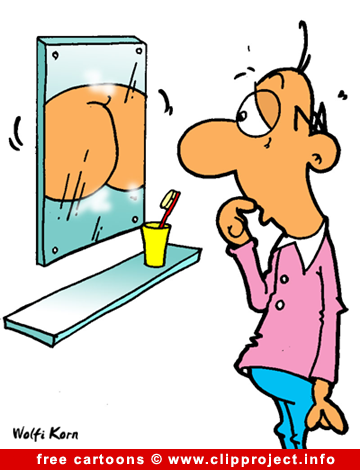 Ass in mirror cartoon image free