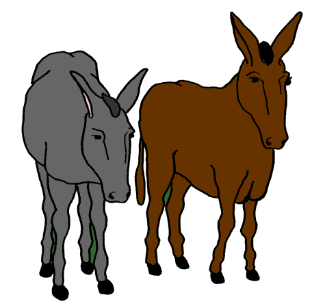 Donkey clipart 2 - Clipartix