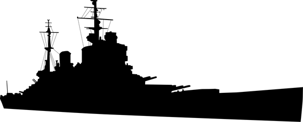 Navy Ship Silhouette Clipart