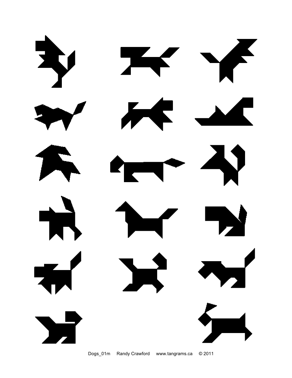 1000+ images about Tangram | Dieren, Math worksheets ...