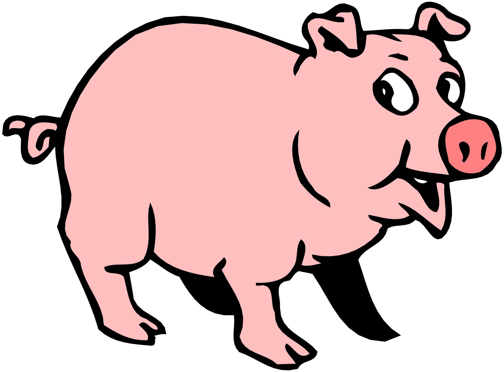 Images Of Cartoon Pigs | Free Download Clip Art | Free Clip Art ...