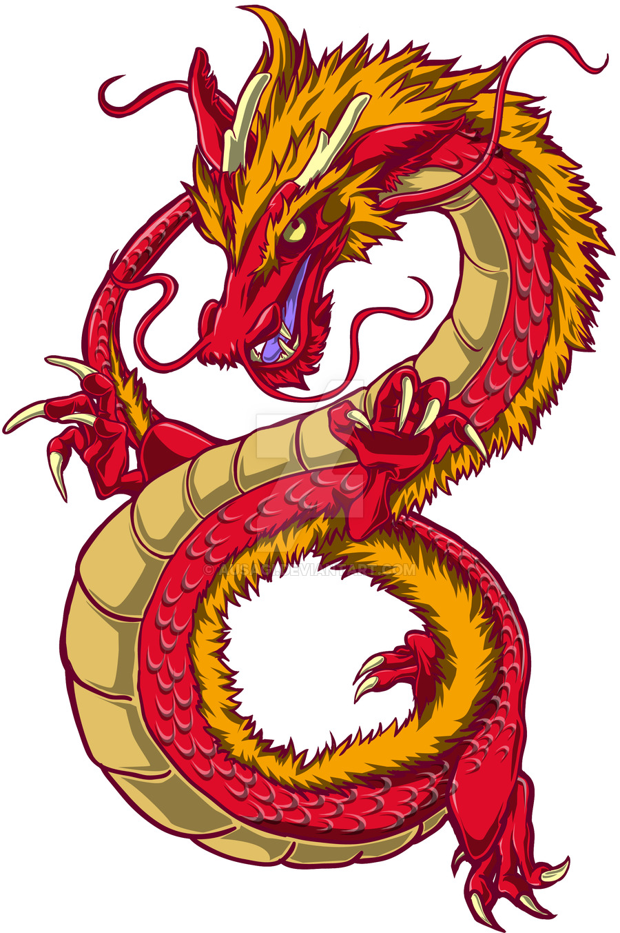 Chinese Dragon by Ausagi on DeviantArt