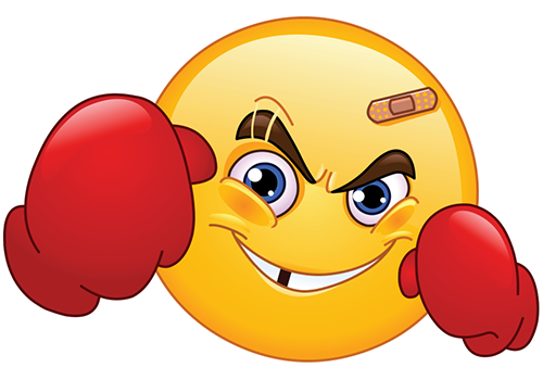 Boxer Smiley - Facebook Symbols and Chat Emoticons